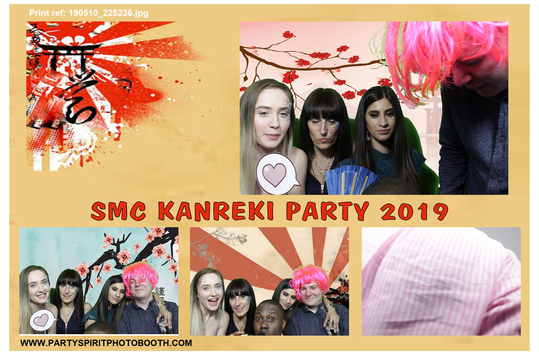60th Japanese Theme Event | View more photos from the event at gallery.partyspiritphotobooth.com/u/PartySpiritPhotoBooth/60th-Japanese-Theme-Event